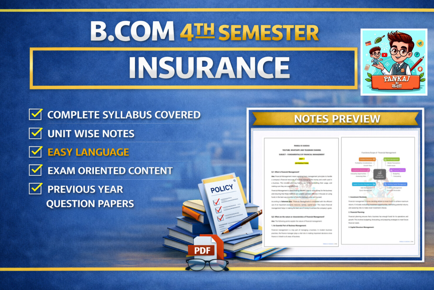 Insurance (B.com 4th Semester)